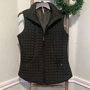 Kate Park Women’s Green Puffer Vest